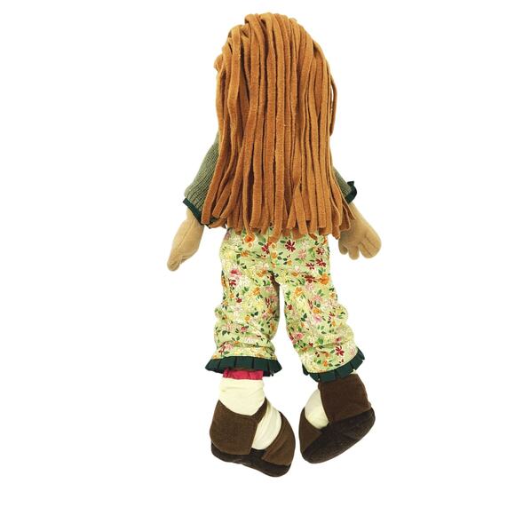 Vtg Manhattan Toy Lilydoll Ursula Stuffed Doll in Green Sweater - Picture 5 of 8